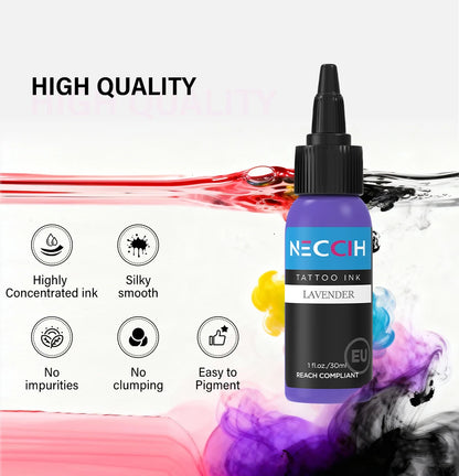 1oz 54 Colors Professional Tattoo Ink for Body Art Natural Plant Micro Pigment Permanent Tattoo Ink for Body Art Paint 30ml