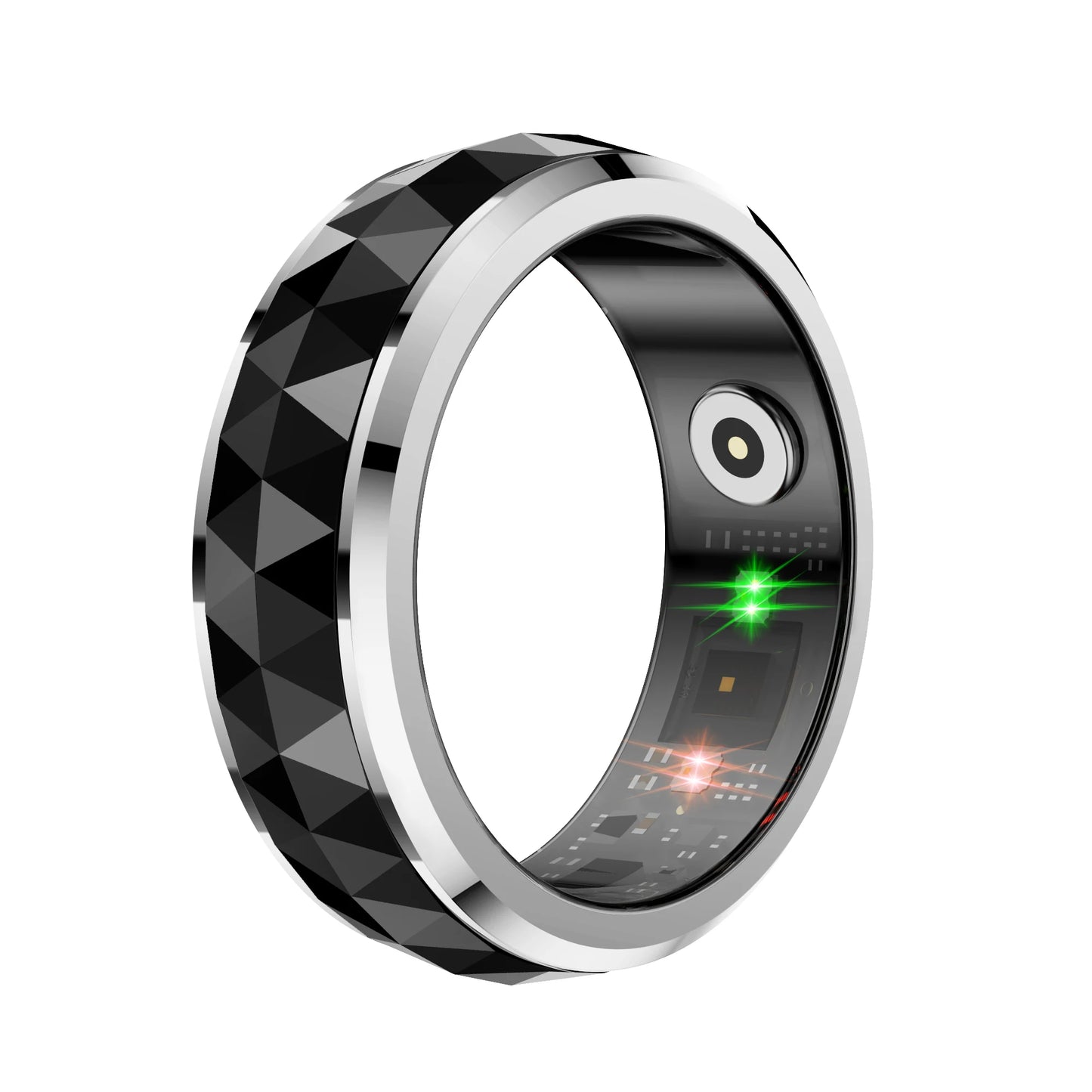 2026 New  Smart Ring, Fidget Spinner Anxiety Relieve Ring with Charging Case for Men, Health and Sleep Monitor, 5ATM Waterproof