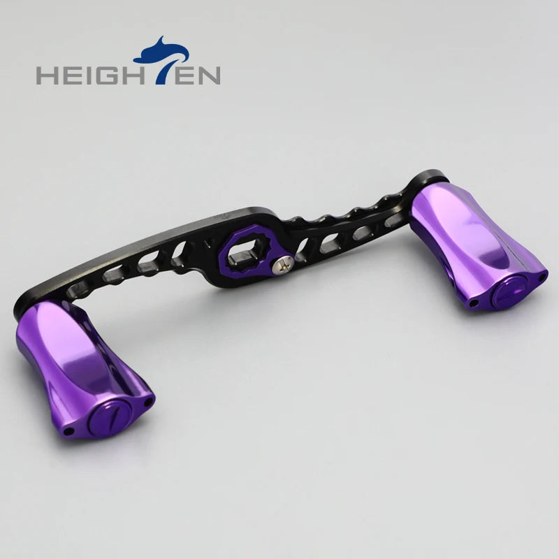 HEIGHTEN Baitcasting Reel Mod Kit Double Handle Center Distance 95mm +Diameter 21mm Knobs Lure Fishing Modification Accessories
