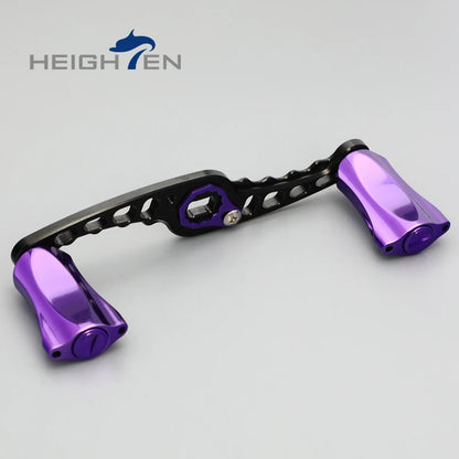 HEIGHTEN Baitcasting Reel Mod Kit Double Handle Center Distance 95mm +Diameter 21mm Knobs Lure Fishing Modification Accessories