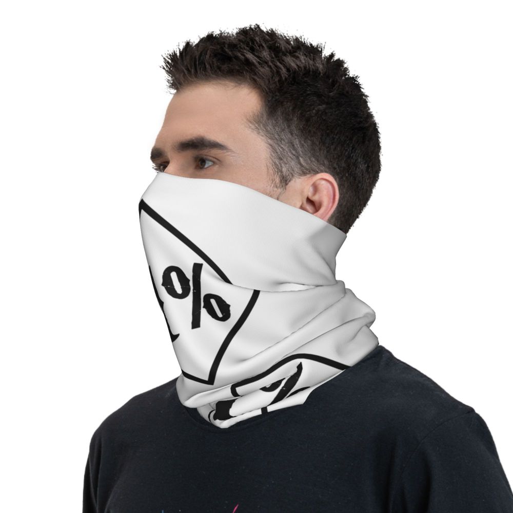 Custom 1 Percenter Essential Sons Bandana Neck Gaiter for Ski Camping Men Women Wrap Scarf TV Show Anarchy Headband Warmer