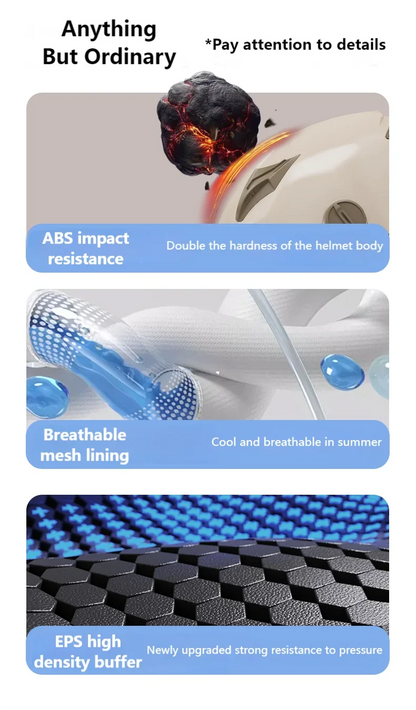 New Fashion ABS Unisex Motorcycle Helmets Motorcycle Accessories Helmet for Adults Long Lens White