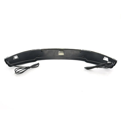 NEW For Harley Touring Street Glide FLHX 2014-2023 Motorcycle LED Chrome Gloss Black White Amber Windshield Trim