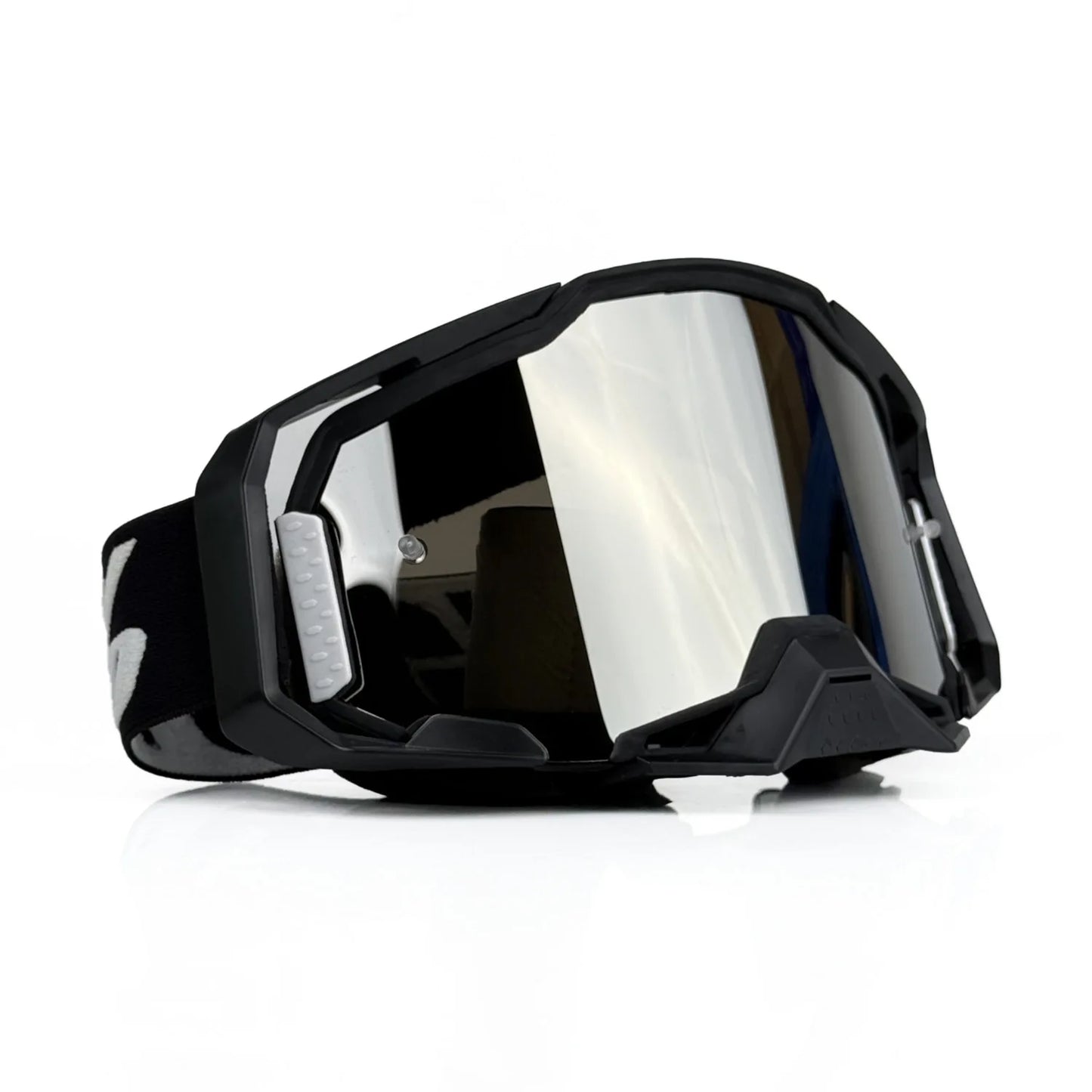 MX Goggles - Motocross Glasses with UV Protection, Anti Fog & Anti Slip for Off-Road Riding, Mountain Bike and Cycling