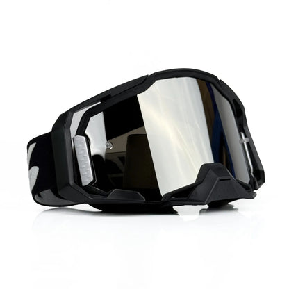 MX Goggles - Motocross Glasses with UV Protection, Anti Fog & Anti Slip for Off-Road Riding, Mountain Bike and Cycling