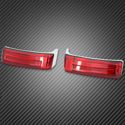 2xMotorcycle LED SaddleBag Turn Lamp Light Run Brake Light For Harley Touring Street Glide Road King FLHR Limited CVO 2014-2022
