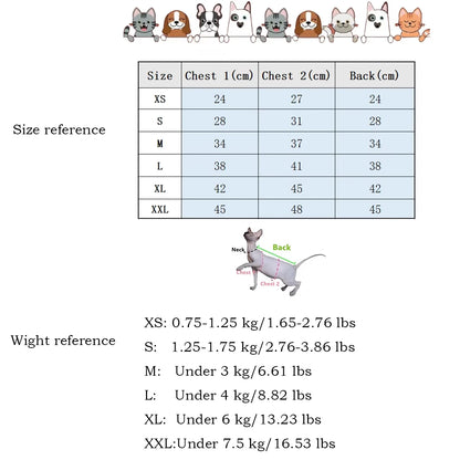 Cat Clothing Cotton Coat Elestic for Male Cat Spring Summer Sweatshirt For Kittens Soft T-shirt for Devon Rex