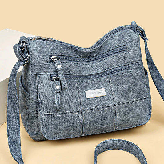 Fashion Women's Canvas Crossbody Bag Luxury Designer Tote Shoulder Bags for Ladie Old Money Messenger Handbags