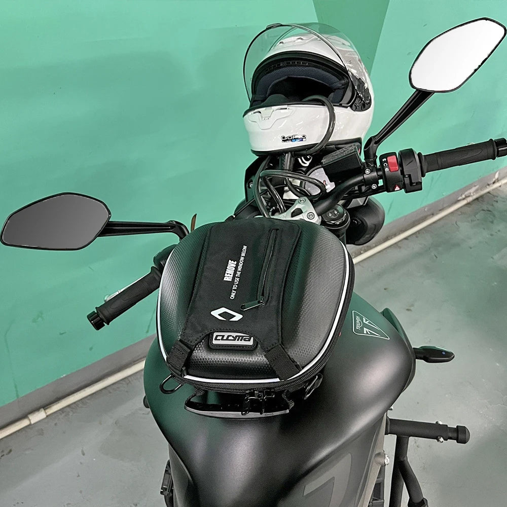 Tank Bag For Street Triple 765 Speed Triple 1050 Daytona 675 Sprint Trident 660 Tiger 1200 900 800 Motorcycle Quick Lock Luggage