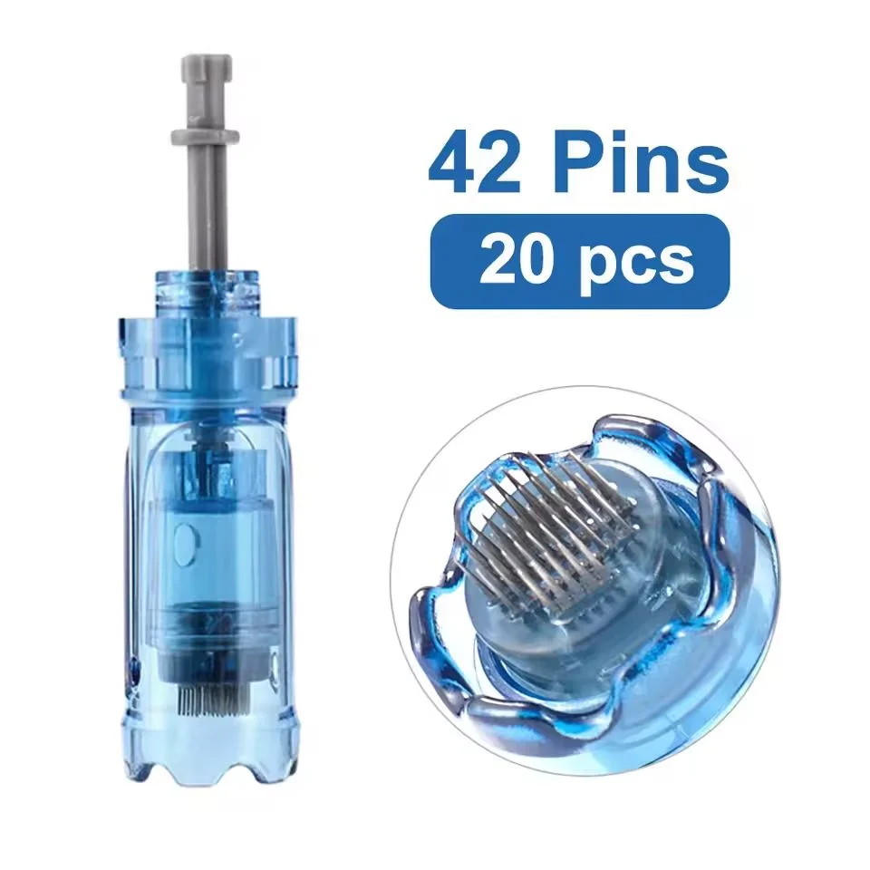 Bayonet Cartridge Needle for Dr Pen M8S /A8S/ A9/ A11 Microneedle 12/ 18 /24 /36 /42 Pin / Round Nano / 3D Replacement Tip Head