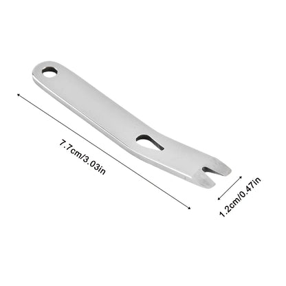EDC Gear Stainless Steel Mini Crowbar Prybar Pry Bar Pocket Tool Camp Gadget Outdoor Utility Multi Multipurpose Camping Gadgets