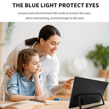 HGFRTEE 16inch Touch Portable Monitor 100%sRGB 350Cd/m² External Second Display For Laptop Screen,Touch/no Touch optional