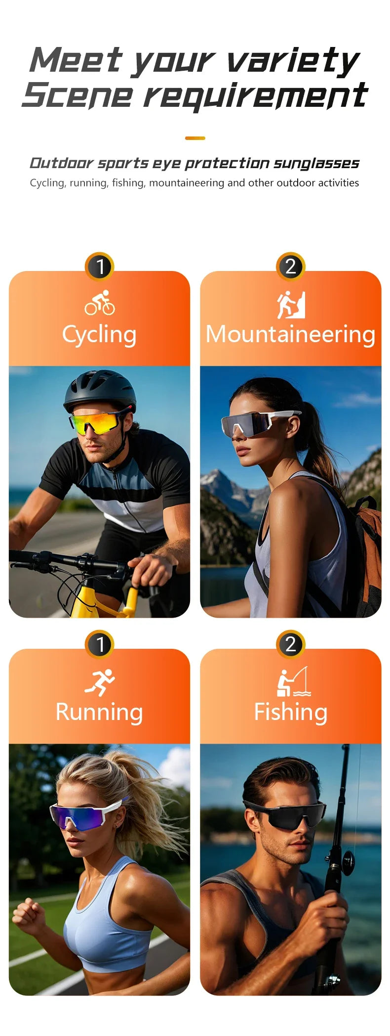 QY-Pro1 Bluetooth Smart Glasses AI Intelligent Translation Sunglasses Voice Remote Control Music Eyewear Waterproof Eyeglasses