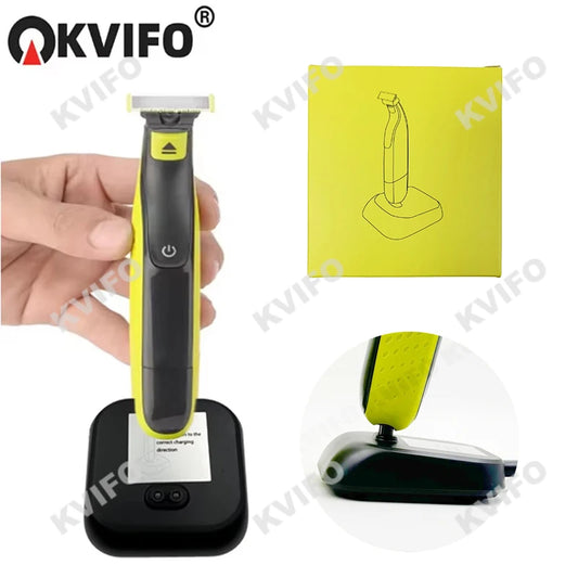 Type-C 4.3V/15V Charging Base Charger Holder for Philips Norelco for OneBlade QP2520/2620/6510/6530/6520 Hybrid Electric Shaver