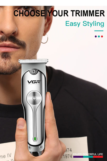 VGR Hair Trimmer Professional Hair Clipper Wireless Hair Cutting Machine Electric Zero Cutting Machine Trimmer for Men V-071