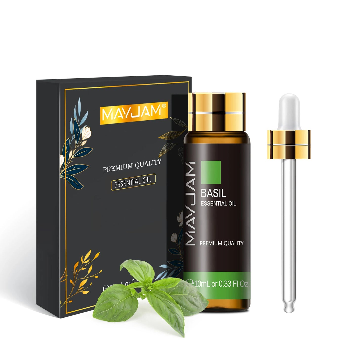 MAYJAM 10ml Pure Essential Oil Lavender Eucalyptus Vanilla Sandalwood Jasmine Bergamot Lemongrass Cinnamon Grapefruit 1pc