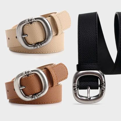 Leopard Print Belt Women's Fashion Casual Versatile Jeans Accessories Girdle Gothic Retro Pu Leather Pin Buckle Waistband