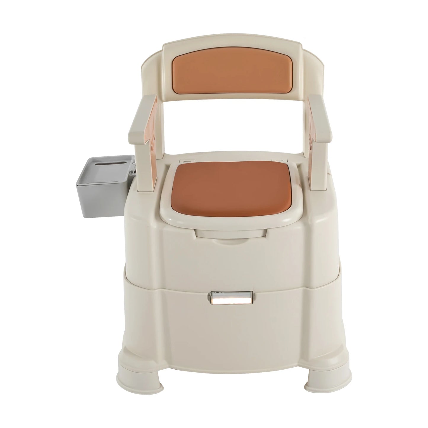 Toilet With Sensor Night Light,Bedside Commode  Bedside Toilet With Maximum Load 200kg, Portable Toilet