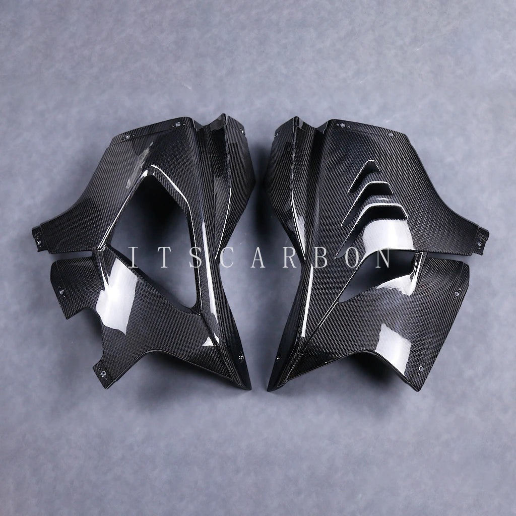 100% Pure Dry Carbon Fiber Race Shell Parts Fender Winglets Cover Fairing Kits For BMW S1000RR M1000RR 2024 2023 2022