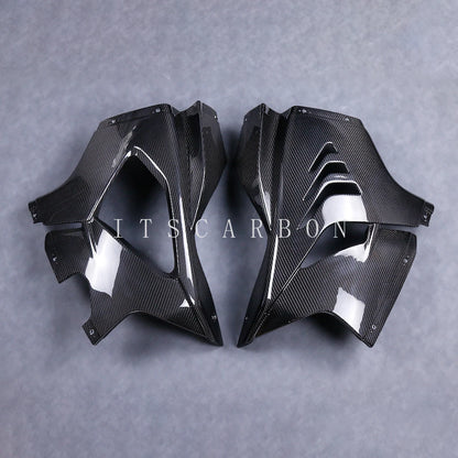 100% Pure Dry Carbon Fiber Race Shell Parts Fender Winglets Cover Fairing Kits For BMW S1000RR M1000RR 2024 2023 2022