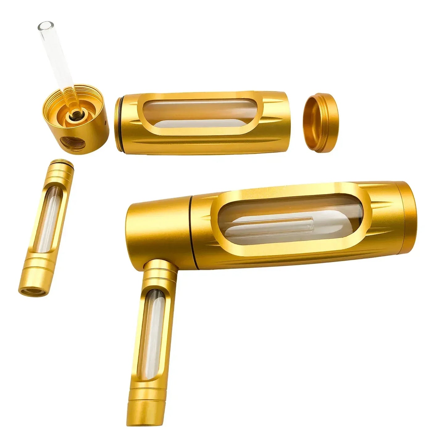 MERCURY Metal Water Smoking Pipe Hookah Kit with Dry Burning Glass Bowls Tobacco Pipes Chicha Shisha Pipe Smoke Accessores