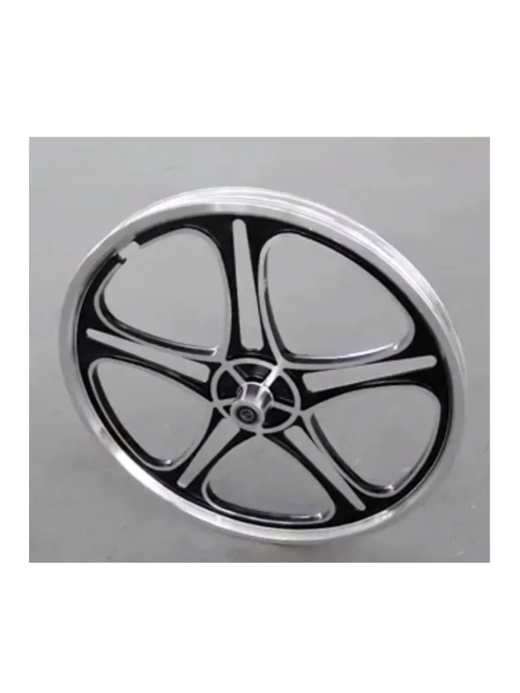 Aluminum Alloy Bicycle Wheel Set for Children, Integrated Ring, Folding Car, Disc Brake, 20 Inchlloy Wheel Hub Disc Brake