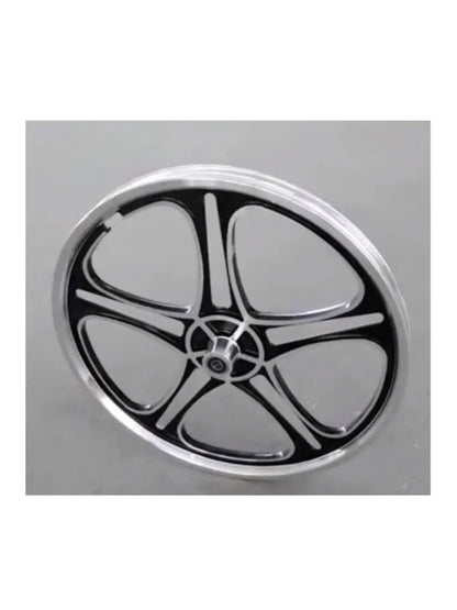 Aluminum Alloy Bicycle Wheel Set for Children, Integrated Ring, Folding Car, Disc Brake, 20 Inchlloy Wheel Hub Disc Brake