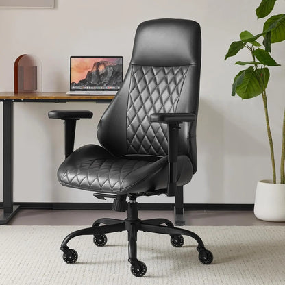 Home Office Desk Chair High Back Office Rubber Casters Ergonomic Computer Chair with Lumbar Support Adjustable, Customized
