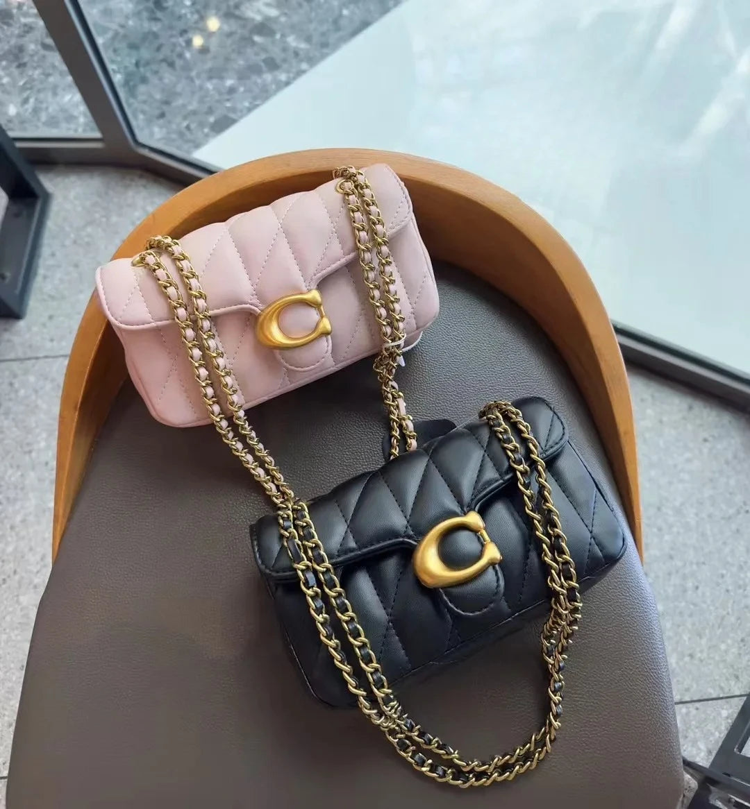 High end women's crossbody bag, high-quality leather wallet, retro design, adjustable and detachable shoulder strap, C bag