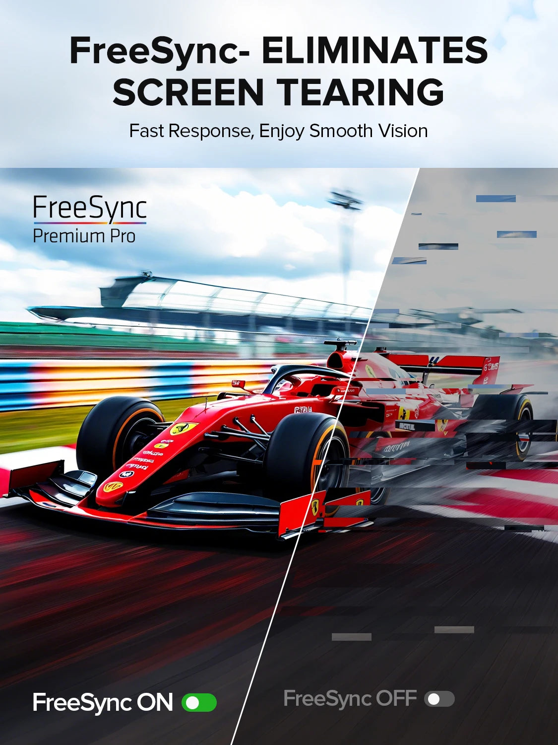 UPERFECT 24.5" 240Hz Portable Gaming Monitor 1ms FreeSync External Display with USB-C Mini-HDMI Port for Laptop Desktop Mini PC