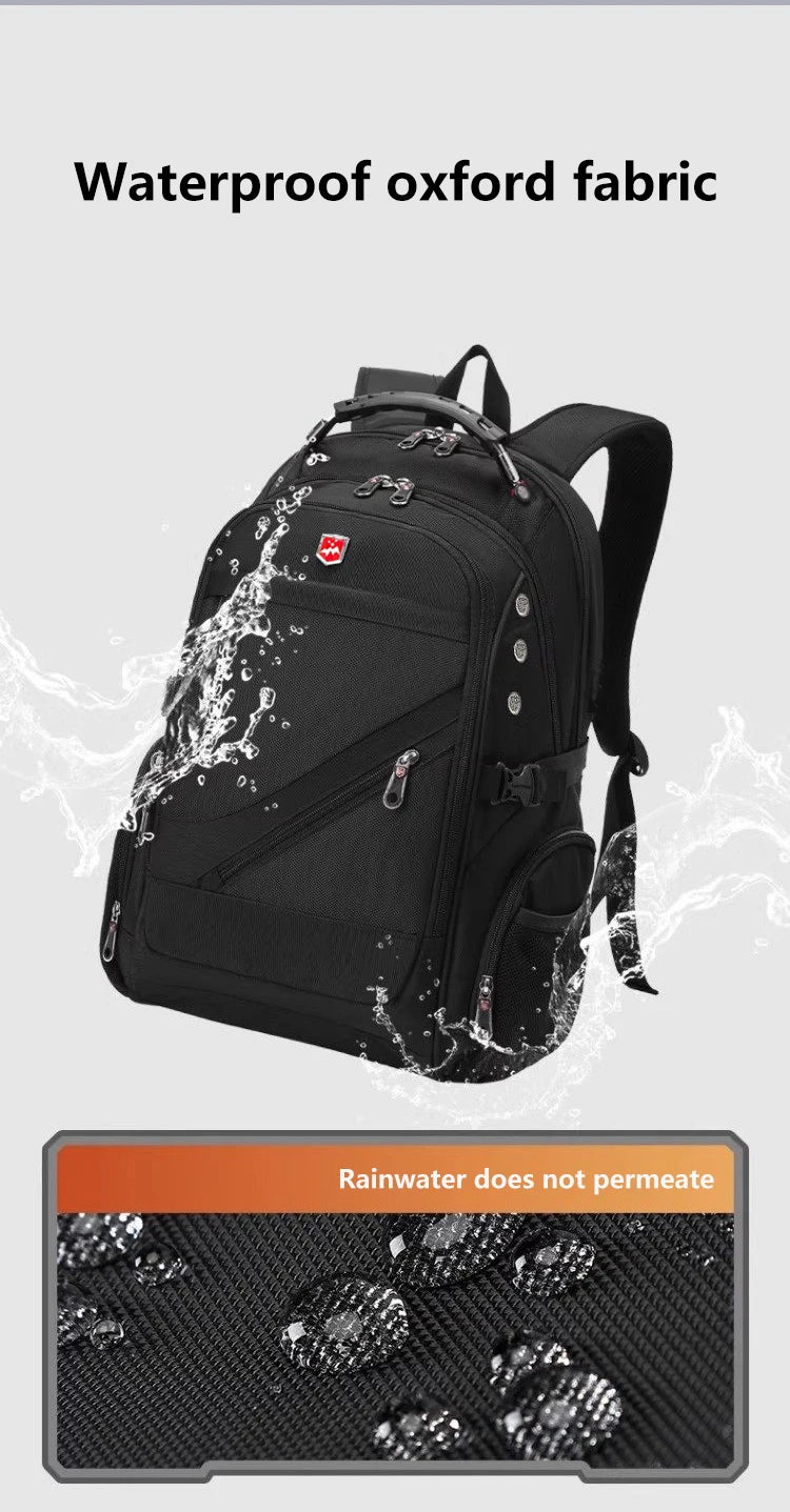 2026 Waterproof 17/20 Inch Laptop Backpack Men Airplane Travel Everyday Backpacks Women Oxford Rucksack Male School Bag Mochila