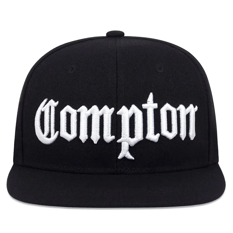 2025 New COMPTON CAP Street Dance Snapback Hat Hip Hop Headwear for Men Women Adult Outdoor Casual Sun Baseball Cap