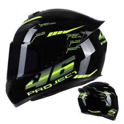 DOT Unisex Motorcycle Helmet summer and winter mecha wind riding helmet Motorcycle personality motobike helmet Full Face Casco