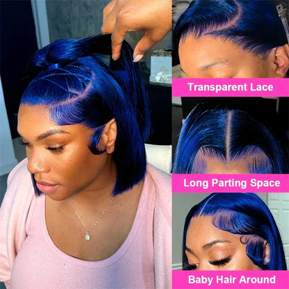 Soft Hair13x4 Straight Synthetic Lace Front Wig for Women Ombre Platinum Blonde Ash Roots Glueless Heat Resistant Fiber Hair Wig