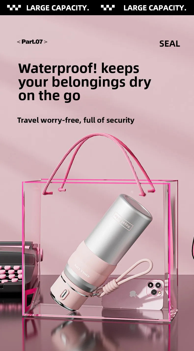 Dopamine all steel insulated cup 316 stainless steel high aesthetic water cup intelligent temperature display cup