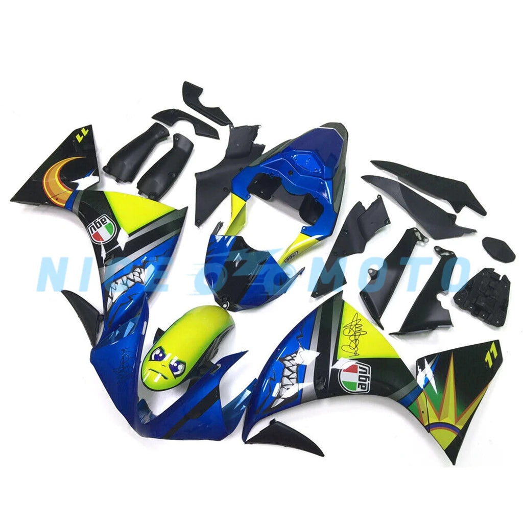 Blue Shark Fairing kit For YAMAHA YZF R1 2009 2010 2011 2012 Cowling YZF R1 09 10 11 12 Sportbike Rebuild Bodys set