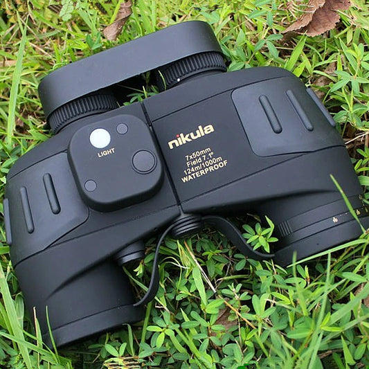 Waterproof Binoculars Nikula 7x50 Telescope High Powerful Rangefinder Long Range With Digital Compass Hiking Hunting Equiment
