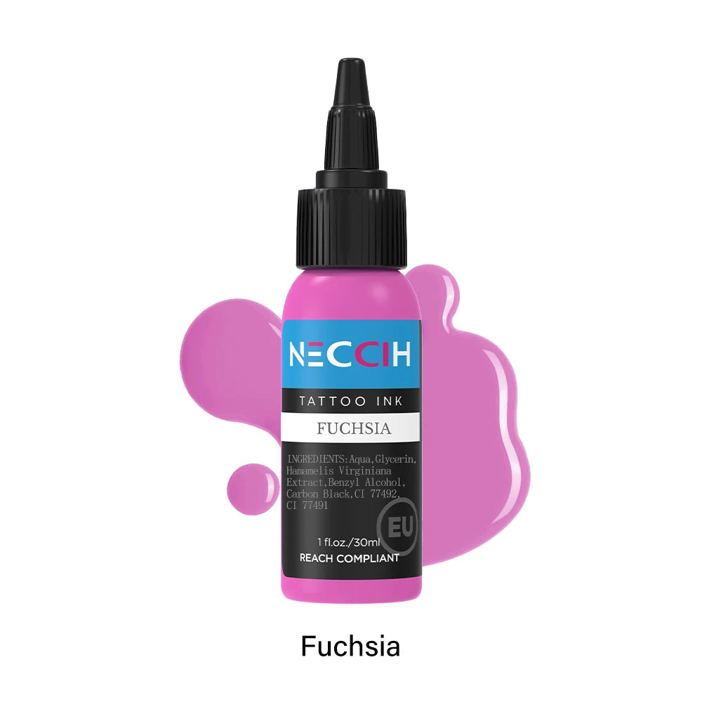 1oz 54 Colors Professional Tattoo Ink for Body Art Natural Plant Micro Pigment Permanent Tattoo Ink for Body Art Paint 30ml
