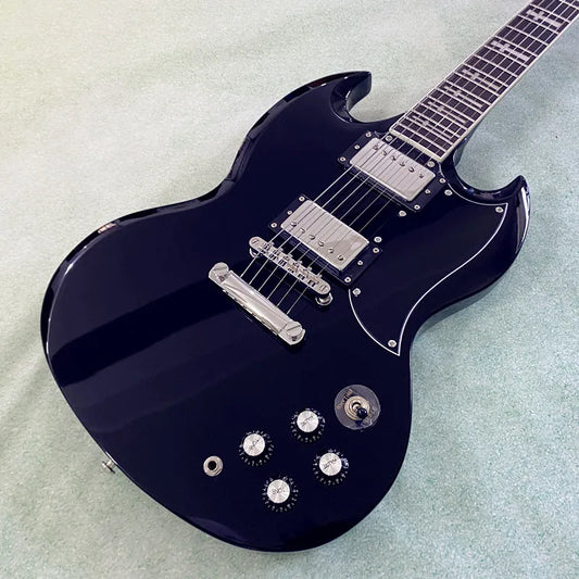 Vicers  Rosewood Fingerboard SG Electric Guitar HH Pickups, Chrome Hardware, Mahogany Body, 22 Frets