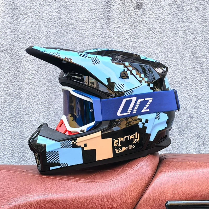 ORZ's new motorcycle off-road helmet, rally helmet, and mountain bike downhill helmet