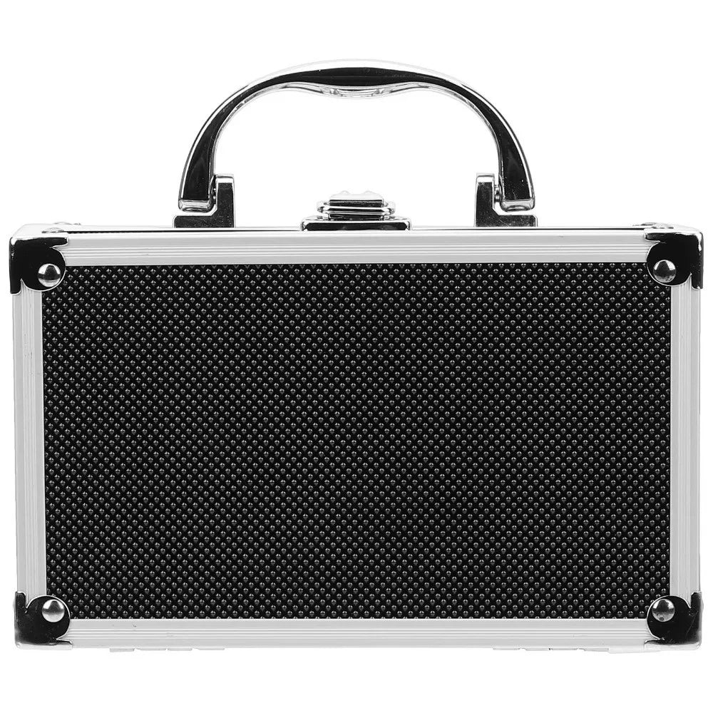 Shockproof Aluminum Alloy Tool Box Impact Resistant Drop-Resistant Portable Tool Case Protective Handheld Safety Briefcase