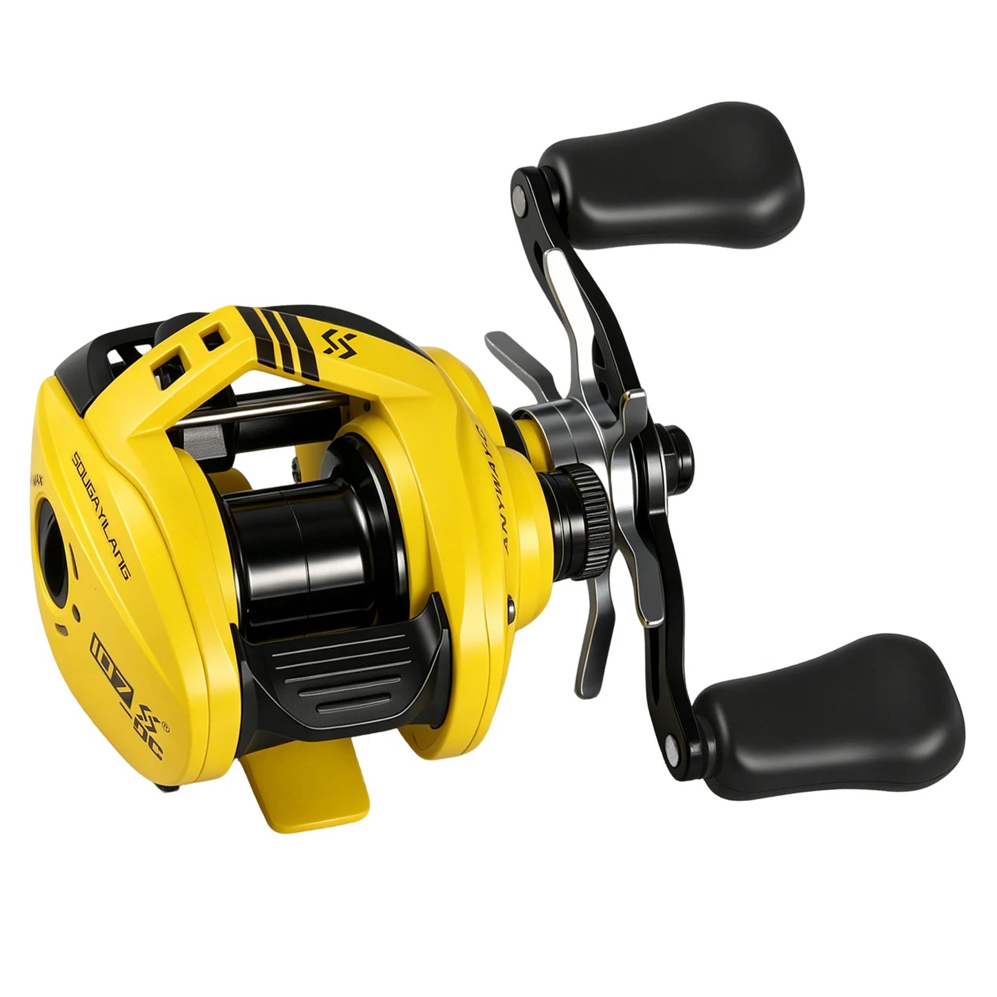Sougayilang iDC Smart Brake Dropshot Baitcasting Reel 7.1:1 Gear Ratio Anti-Exploding Line Fishing Reel Max Drag 15kg Saltwater