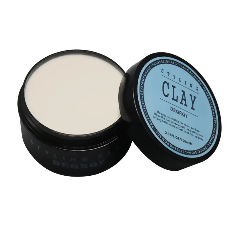 Fashion Matte Finished Hair Styling Clay Daily Use Mens Hair Clay High Strong Hold Low Shine Hair Styling Wax creme para cabelos