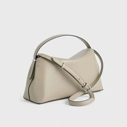 High Quality Messenger Bag 2025 New Large-capacity Fashion Light Luxury Niche Cowhide One-shoulder Commuter Female Bag