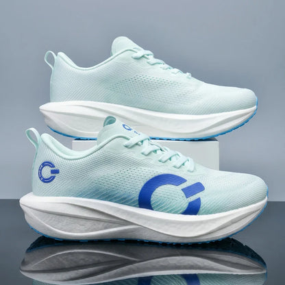 Men's Running Shoes Breathable Mesh Jogging Non-Slip Outdoor Couple Trainer Race Sneakers Luxury Shoes Off-road Shoes Cushioning