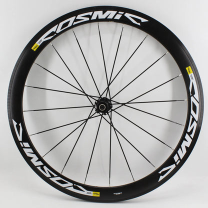 New White Black Gray 700C 50mm Road bike alloy bicycle wheelset clincher rims V Disc brake Thru Axle center lock hubs wheels