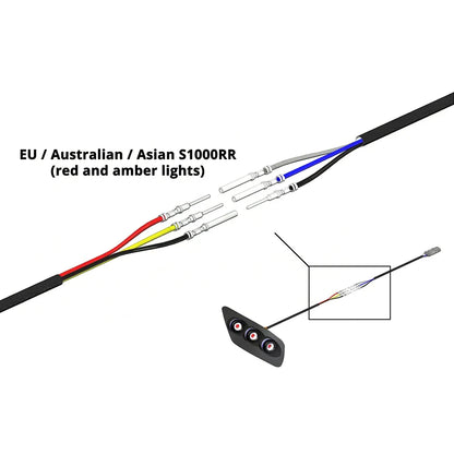 S1000RR Motorcycle In-Tail LED Integrated Tail Light For BMW S1000RR 2019-2022 S 1000 RR 2023 2024 LED Turn Signal Light