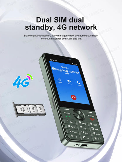 SERVO F25 PRO Android Smartphone 4G LTE 3.5" Touch Screen 2GB+16GB Play Store GPS FM Radio Button Smart Phones Dual SIM Standby