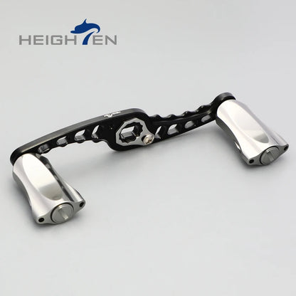 HEIGHTEN Baitcasting Reel Mod Kit Double Handle Center Distance 95mm +Diameter 21mm Knobs Lure Fishing Modification Accessories