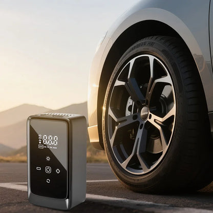 Wireless Air Compressor Portable Air Pump Smart Digital Electric Car Air Pump for Motorcycle Bicycle Car Inflator Pump